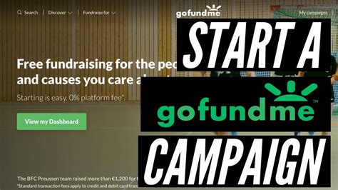 explain go fund me process.